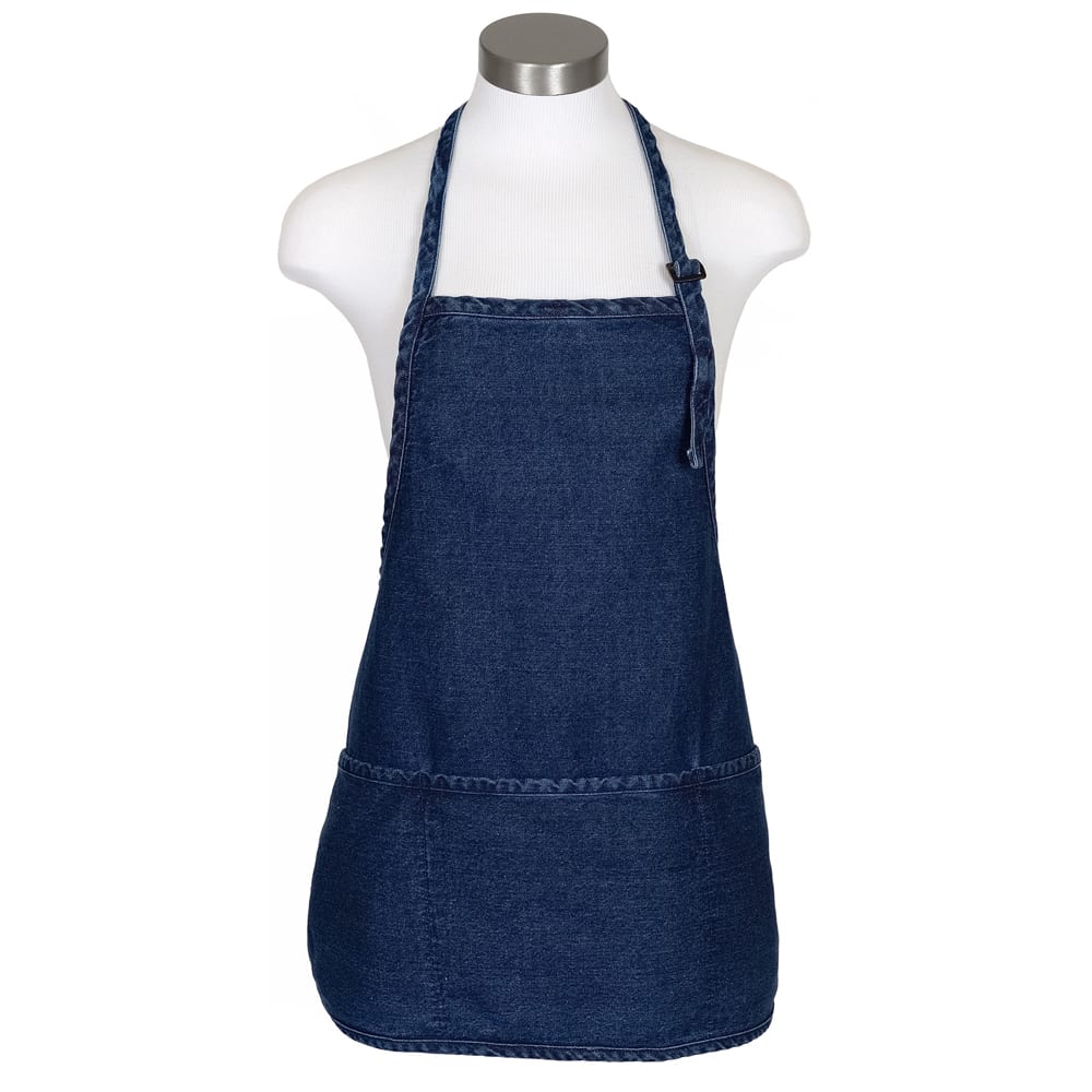 Fame® 3 Pocket Denim Bib Apron - F10RB (more colors)