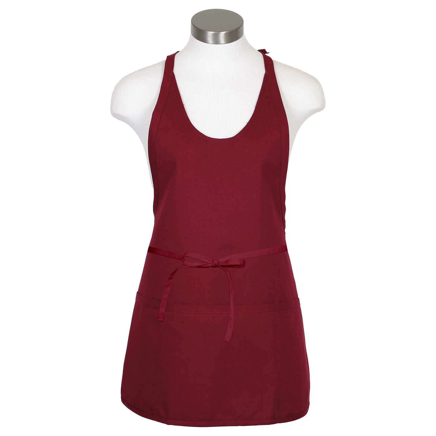Fame® 3 Pocket Scoop Neck Bib Apron - F27