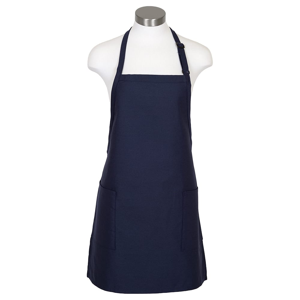 Fame® Two Patch Pocket Bib Apron - F53 (more colors)