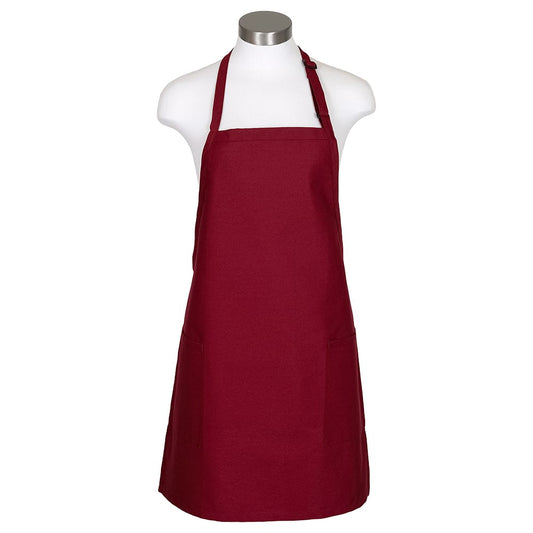 Fame® Two Patch Pocket Bib Apron - F53 (more colors)