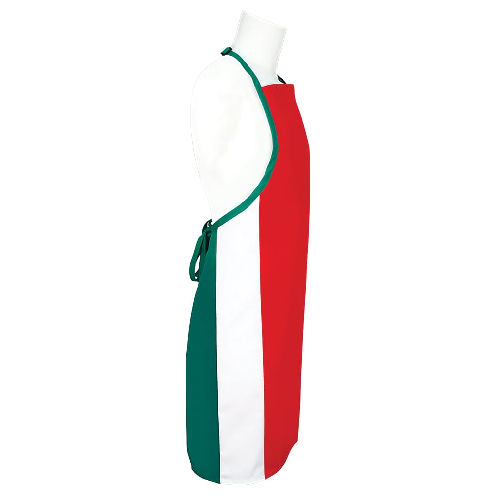 F33LGRW - Fame® Italian Flag Bib Apron