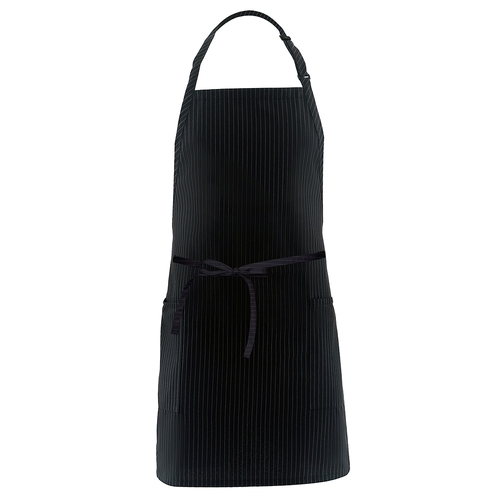 Fame® Two Patch Pocket Bib Apron - F53 (more colors)