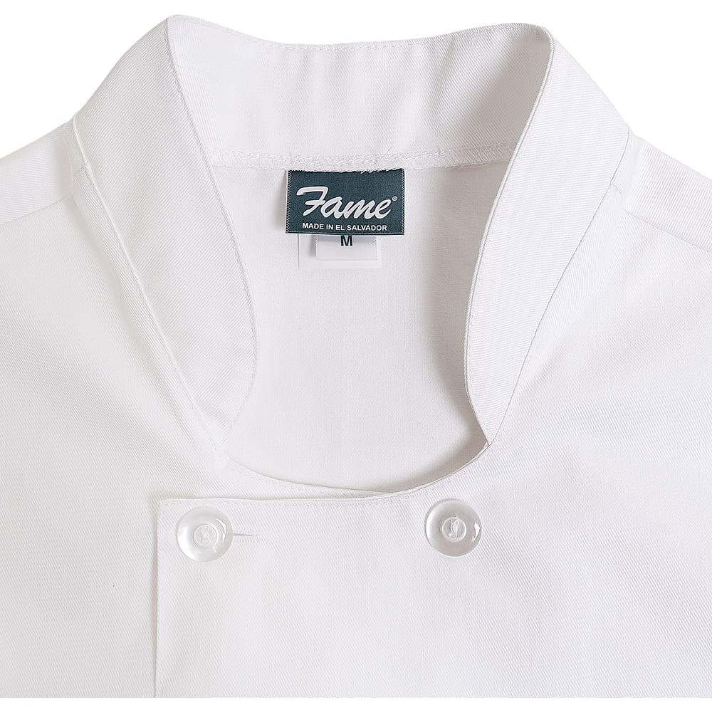 Fame® 10 Button Comfort Long Sleeve Chef Coat - C10CC