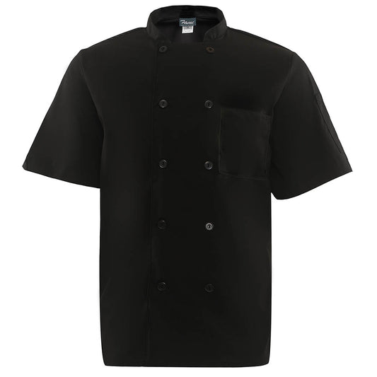 Fame® 10 Button Mesh Back Short Sleeve Chef Coat - C11PS (more colors)