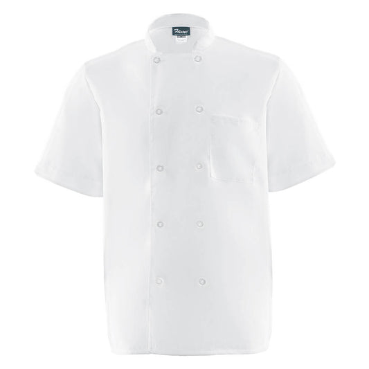 Fame® 10 Button Mesh Back Short Sleeve Chef Coat - C11PS (more colors)
