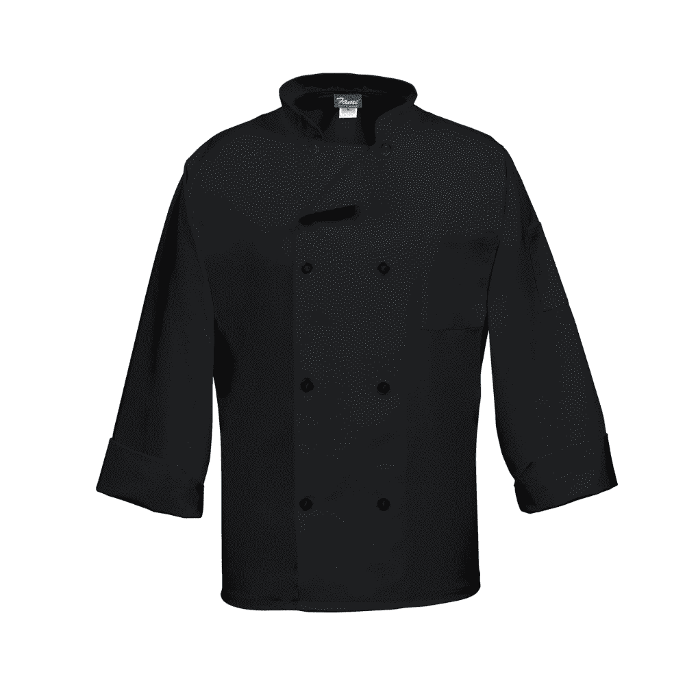 Fame® Economy 8 Button Long Sleeve Chef Coat - C8P (more colors)