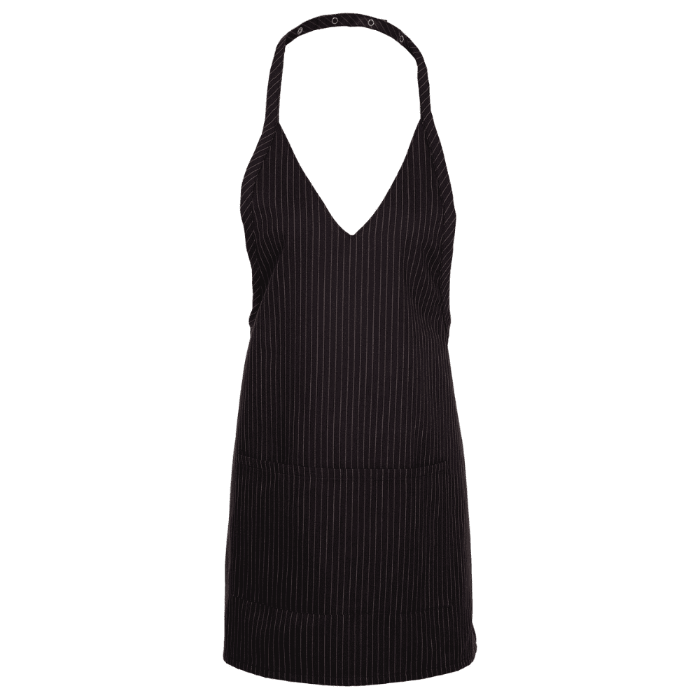Fame® Tuxedo Style V-Neck Bib Apron- F23 (more colors)