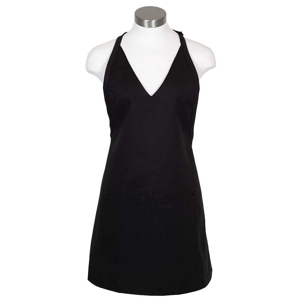 Fame® Tuxedo Style V-Neck Bib Apron- F23 (more colors)