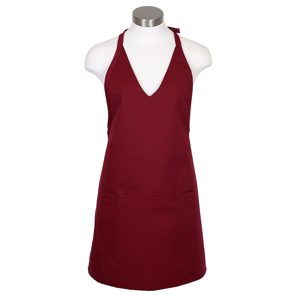 Fame® Tuxedo Style V-Neck Bib Apron- F23 (more colors)