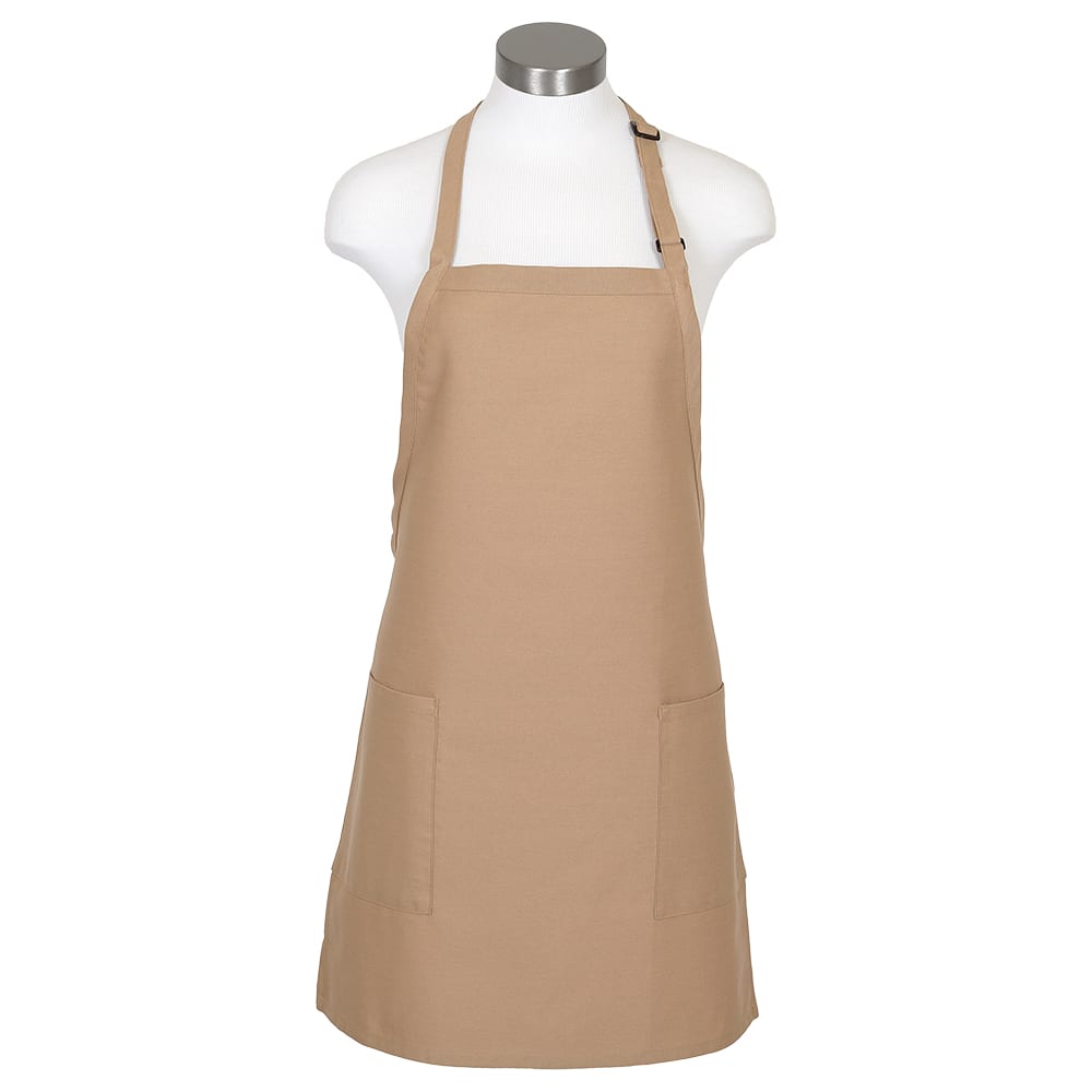 Fame® Two Patch Pocket Bib Apron - F53 (more colors)