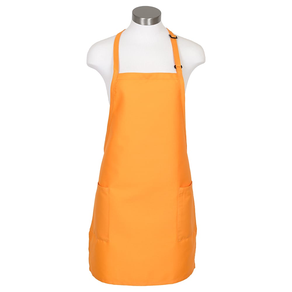 Fame® Two Patch Pocket Bib Apron - F53 (more colors)