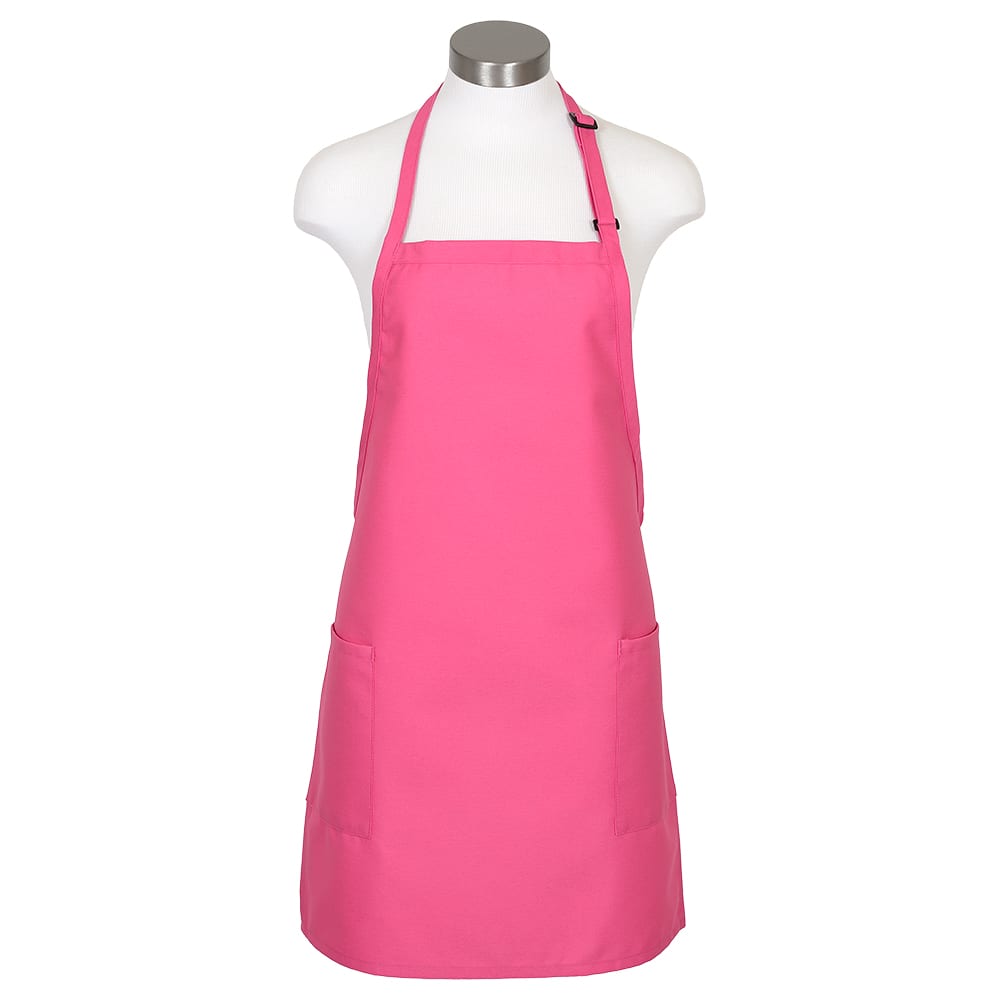 Fame® Two Patch Pocket Bib Apron - F53 (more colors)