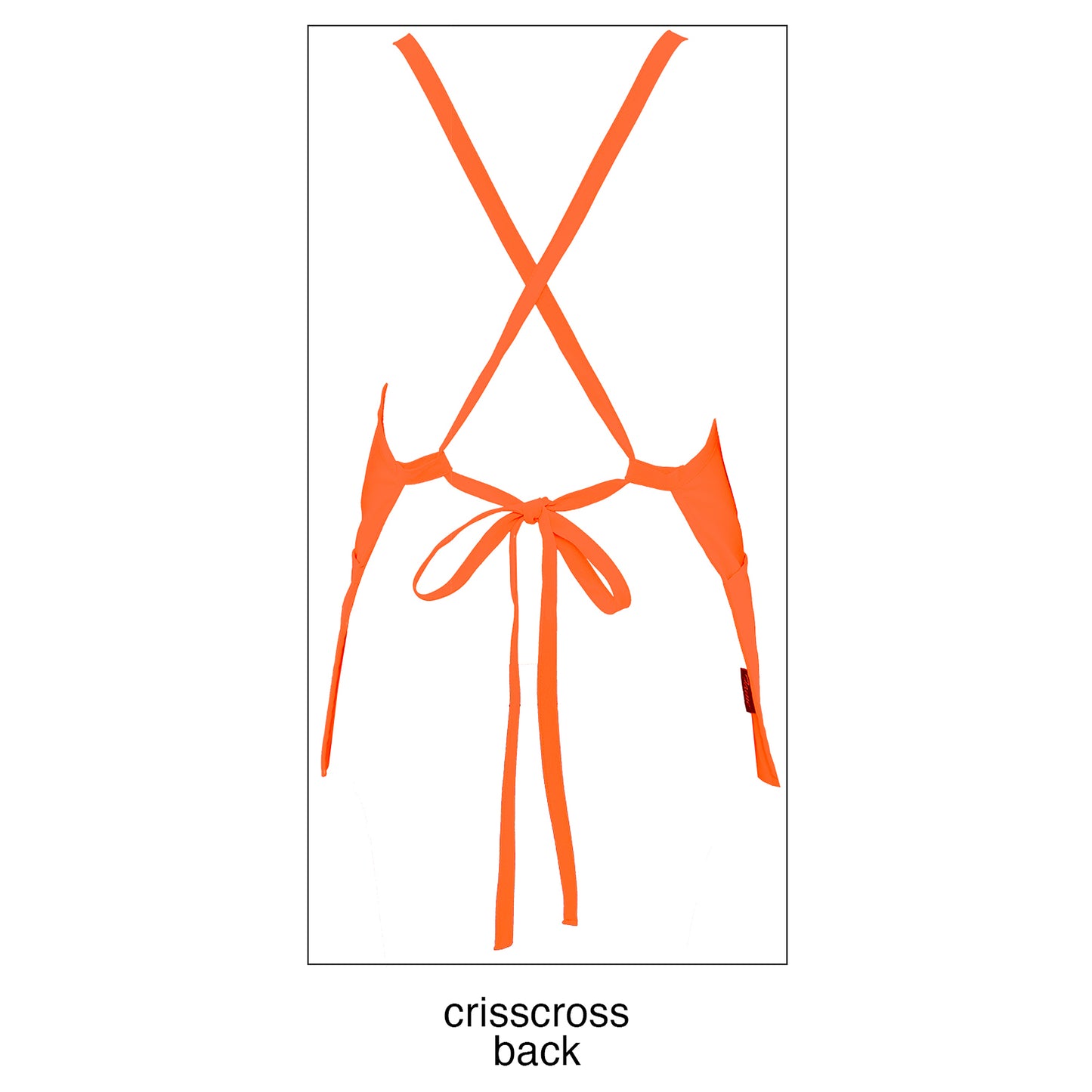 Fame® 3 Pocket Criss-Cross Bib Apron - F57 (more colors)