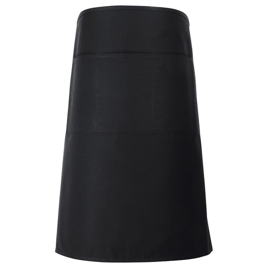 Fame® 3 Pocket Mid-Length Bistro Apron - F683