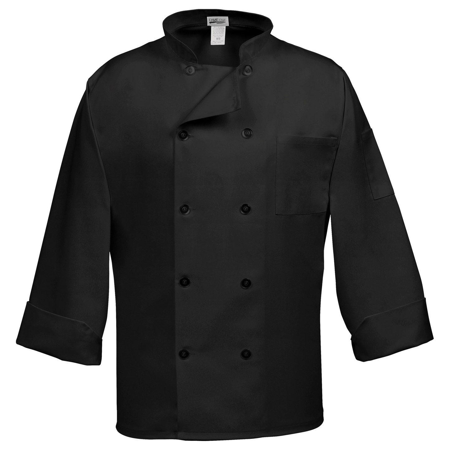 Fame® Classic 10 Button Long Sleeve Chef Coat – C10P (more colors)
