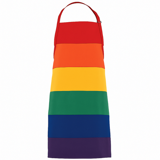 Fame® Rainbow Bib Apron