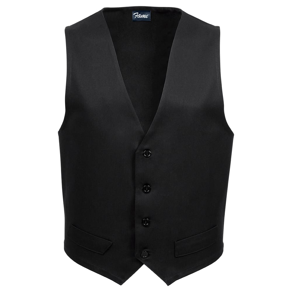 Fame® Men's Fitted Waiter Vest - V41