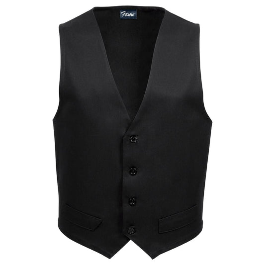 Fame® Men's Fitted Waiter Vest - V41